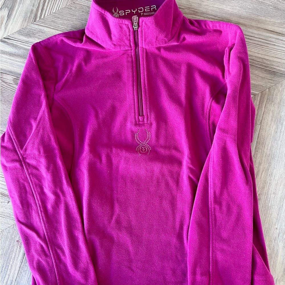 Spyder girls purple fleece top 7